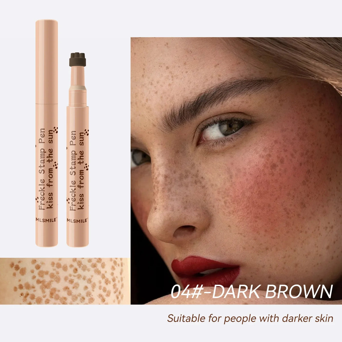 Waterproof Freckle Stamp Pen – Natural Faux Freckles Makeup