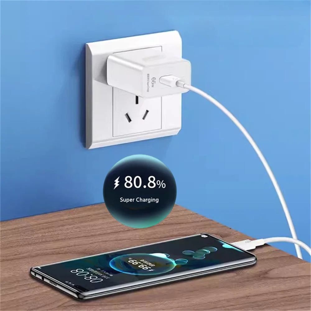 66W Super Fast USB Wall Charger EU/US | QC 3.0 USB-C 6A USB Wall Charger PRIMED