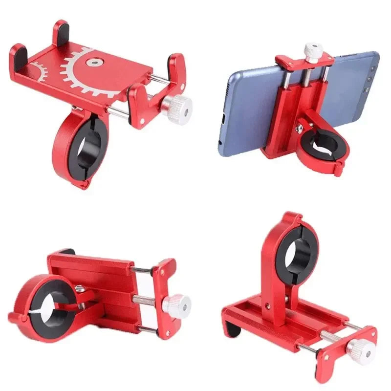 Universal Bike Phone Mount – Metal Handlebar Clip MTB & Moto Bike Phone Mount PRIMED