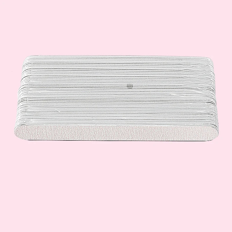 Nail File Set Metal Handle 100/180 Grit – 10 or 20 Pcs Nail File Set PRIMED