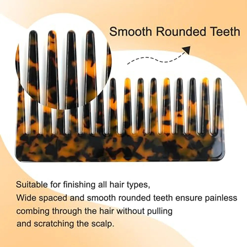 Wide Tooth Comb Set – Detangling & Styling All Hair Types