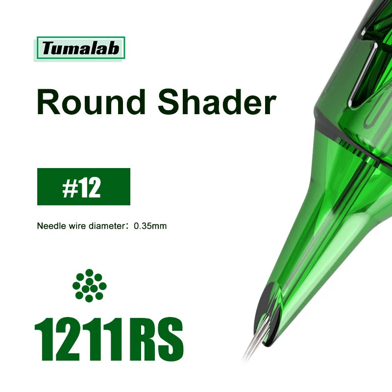 TUMAlab Cartridge Tattoo Needles 20Pcs – Liners & Shaders
