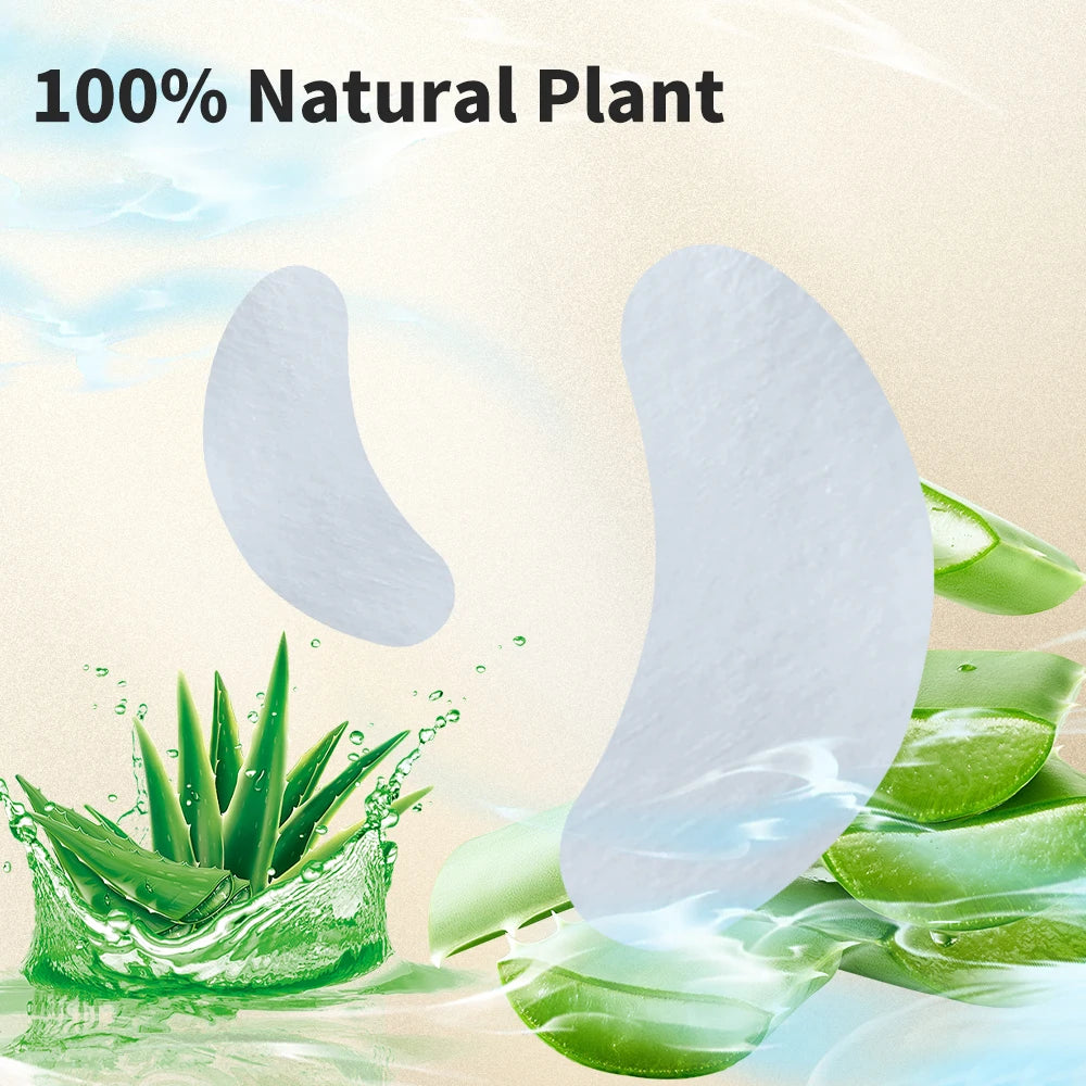 50 Pairs Hydrogel Under Eye Patches for Lash Extensions Lash Extension Pads PRIMED