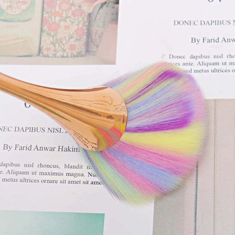 JEARLYU Nail Dust Brush – Soft Bristles & Ergonomic Handle