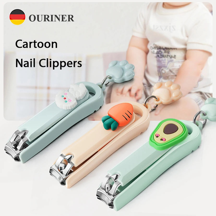 Stainless Steel Nail Clipper – Sharp Fingernail & Toenail Cutter Nail Clipper PRIMED Carton 3pcs set 076