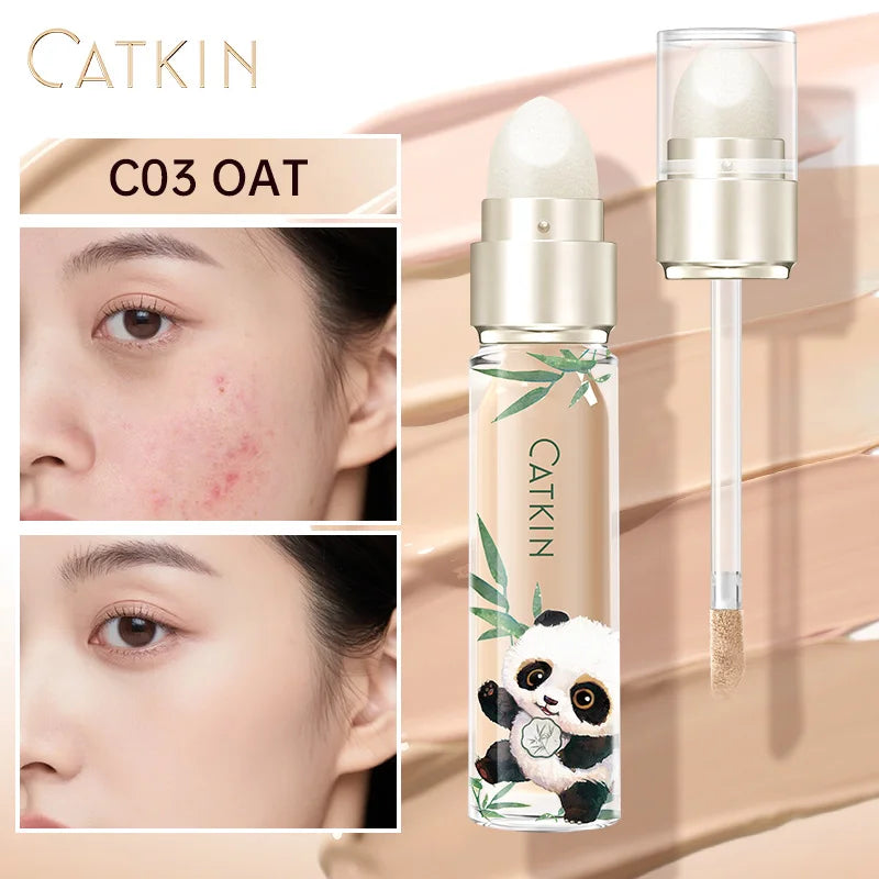 CATKIN Panda Double-Ended Liquid Concealer – Oil Control 5 Shades