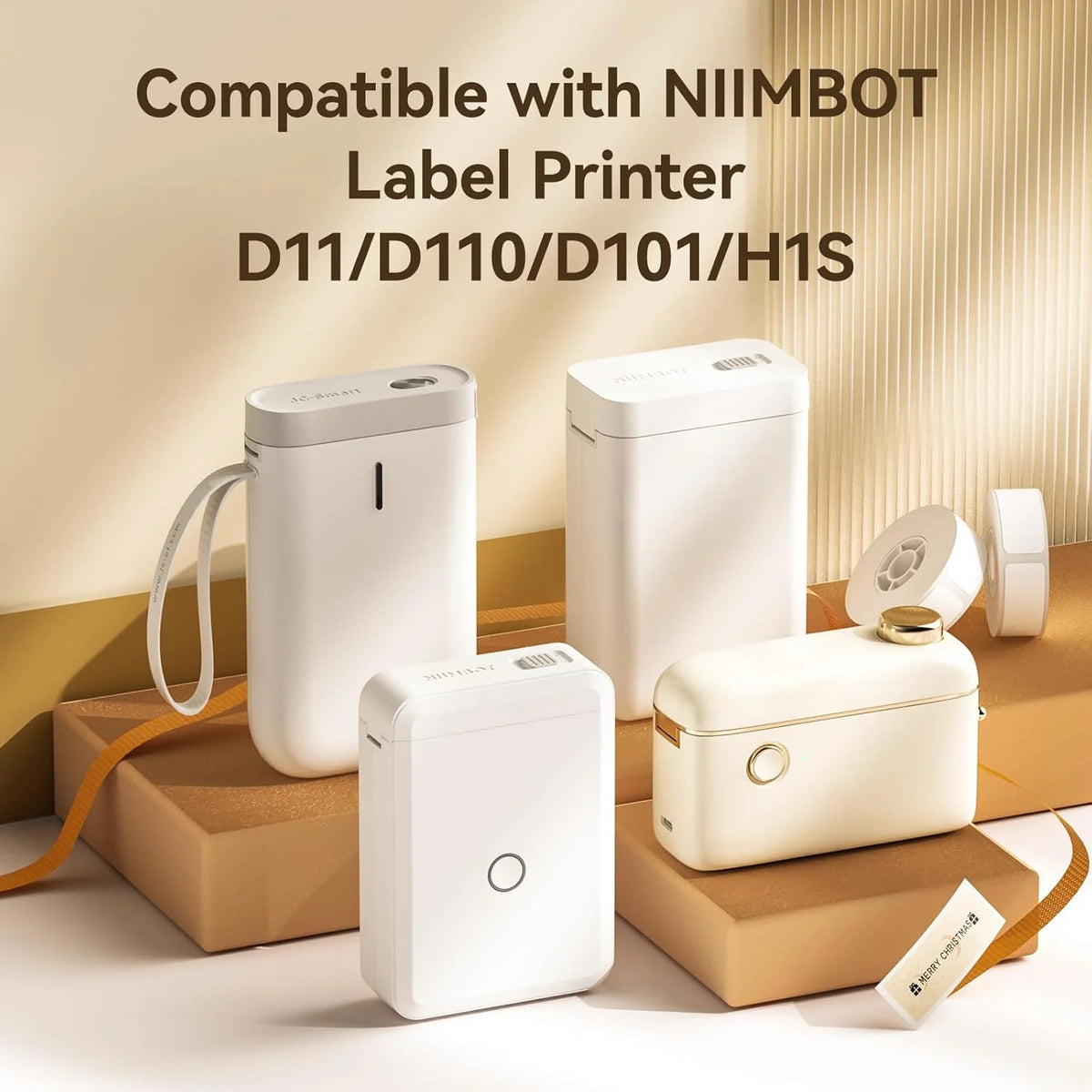 Niimbot Waterproof Label Rolls for D11 D110 D101 H1S Printer Thermal Label Rolls PRIMED