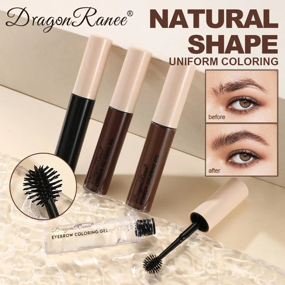 Dragon Ranee Waterproof Eyebrow Gel – Long-Lasting Tinted Brows Eyebrow Styling Gel PRIMED