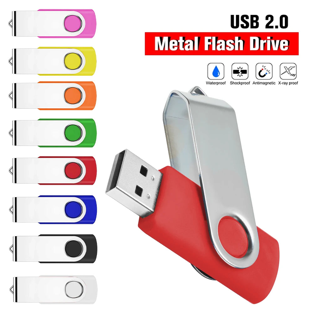 10-Pack USB 2.0 Flash Drives Custom Logo | 128MB–64GB USB Flash Drive PRIMED