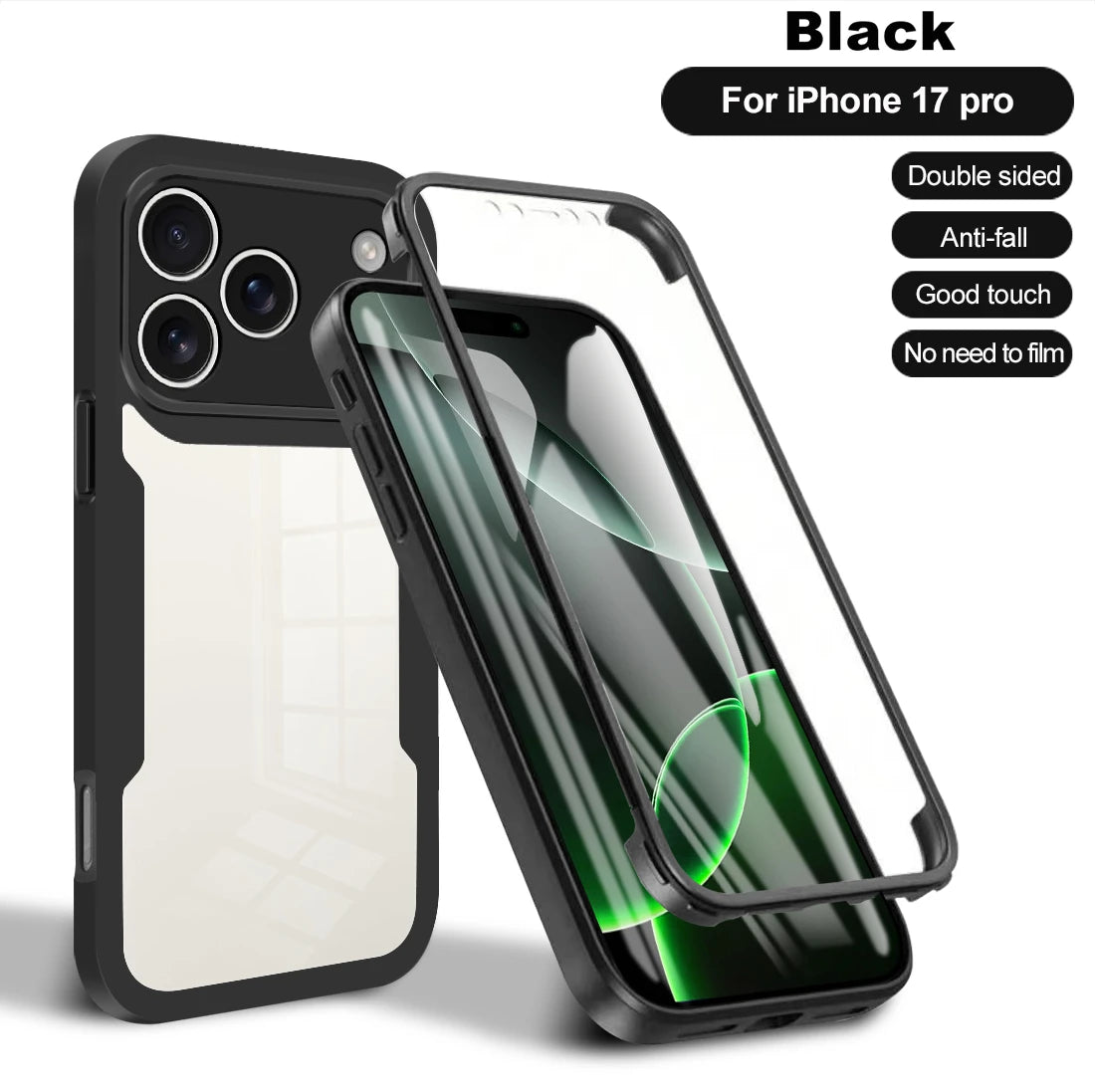 360° Full Cover iPhone Case – Anti-Scratch Screen Protection Phone Case PRIMED