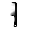 Wide Tooth Comb 4-Pack – Anti-Static ABS for Thick Curly Hair Wide Tooth Comb PRIMED 160-Black-02