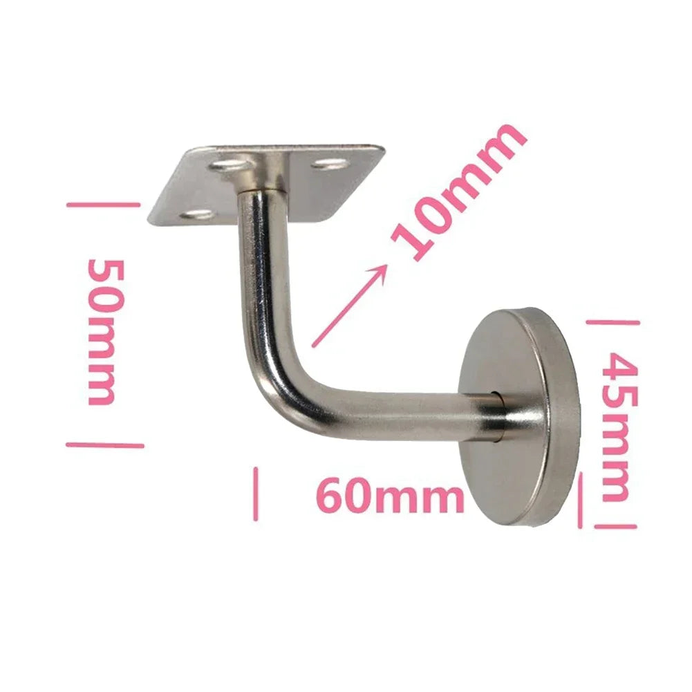Stainless Steel Stair Handrail Wall Bracket | Single Side Mount