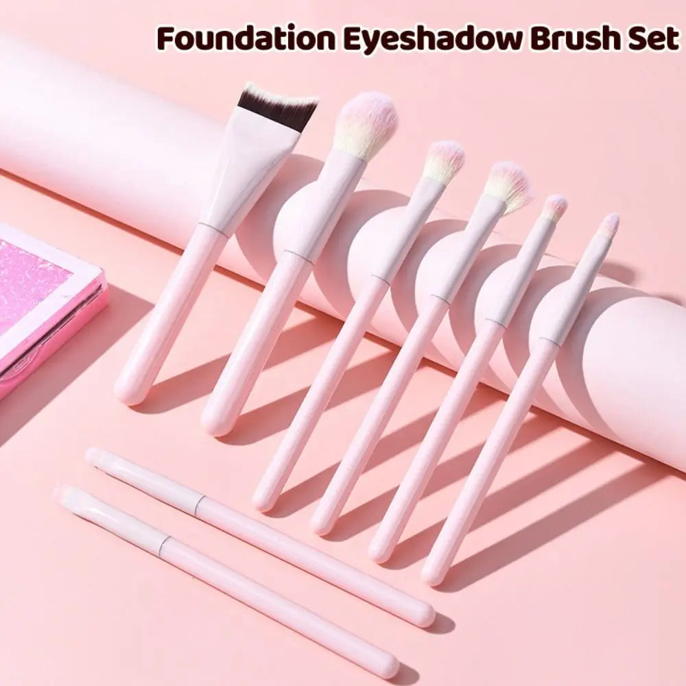 Synthetic Makeup Brush Set with Bag – Eyeshadow & Contour