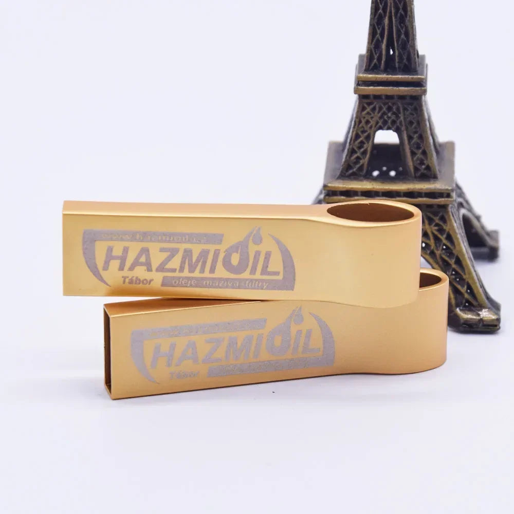 100-Pack Custom Logo USB Flash Drives 8GB–128GB Metal Bulk USB Flash Drive PRIMED