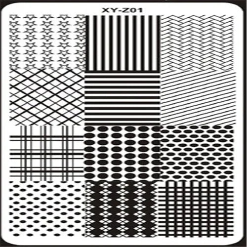 MAFANAILS Nail Art Stamping Plate – Multi-Design Stencil XY-Z Nail Stamping Plate PRIMED 1