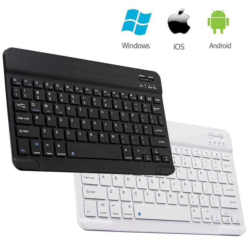 Wireless Bluetooth Keyboard Rechargeable for iPad iPhone Tablet Wireless Bluetooth Keyboard PRIMED