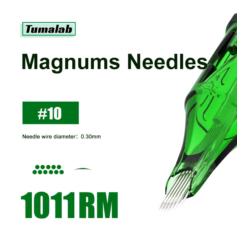 TUMAlab Tattoo Cartridge Needles – Sterilized 50+ Configs