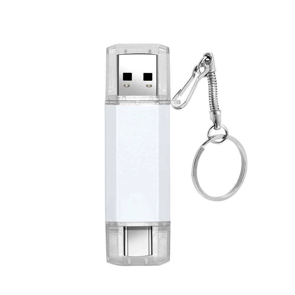 USB Type-C Flash Drive 4GB–256GB | Dual Interface Metal Stick USB Flash Drive PRIMED 8 GB Style 2