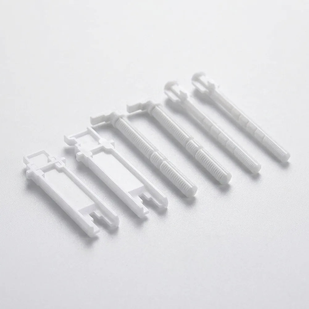Wall Mounted Toilet Concealed Tank Push Bar Set – White