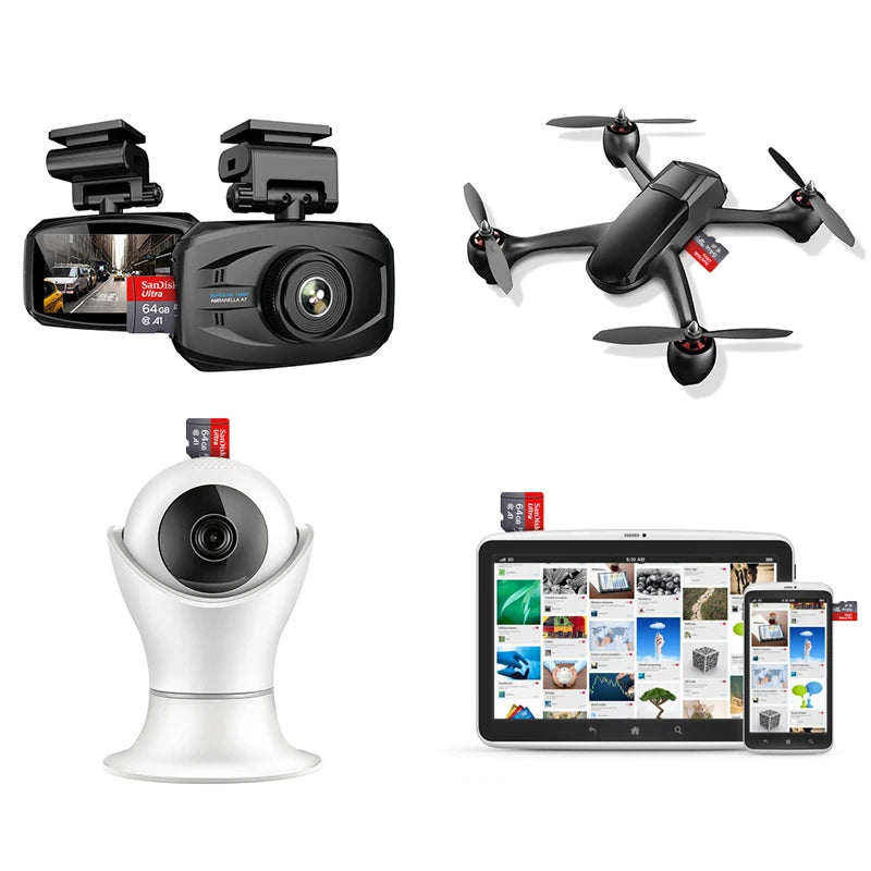 SanDisk Ultra MicroSD Card 32GB–256GB | 4K U1 V10 Dash Cam MicroSD Memory Card PRIMED
