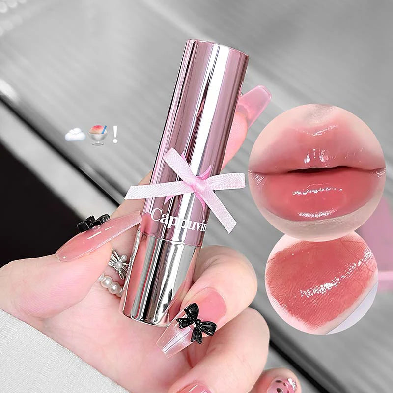 Cappuvini Glass Mirror Lip Gloss – Moisturizing Lip Tint Lip Gloss PRIMED