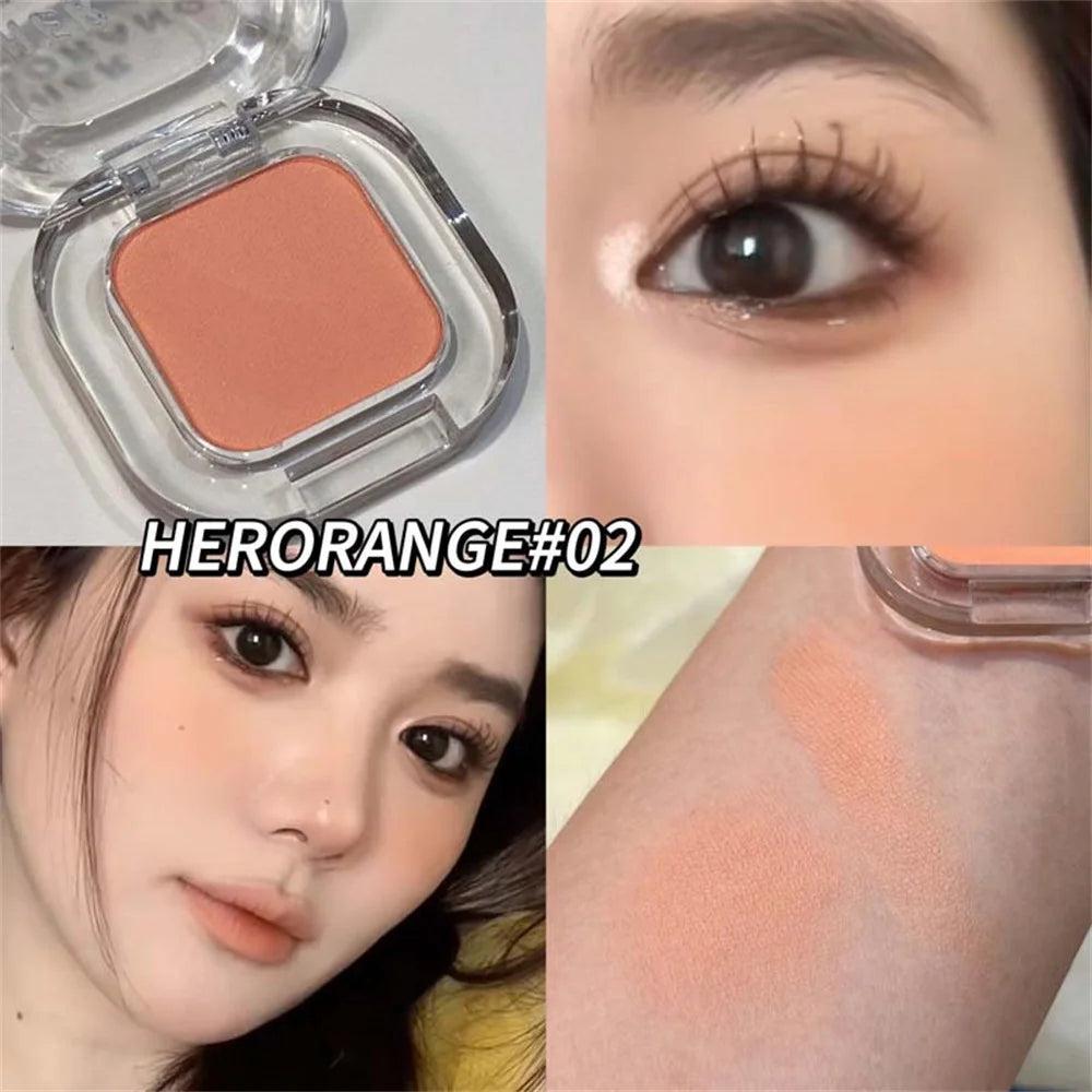Red Brown Shimmer Matte Eyeshadow | Multifunctional Single Pan