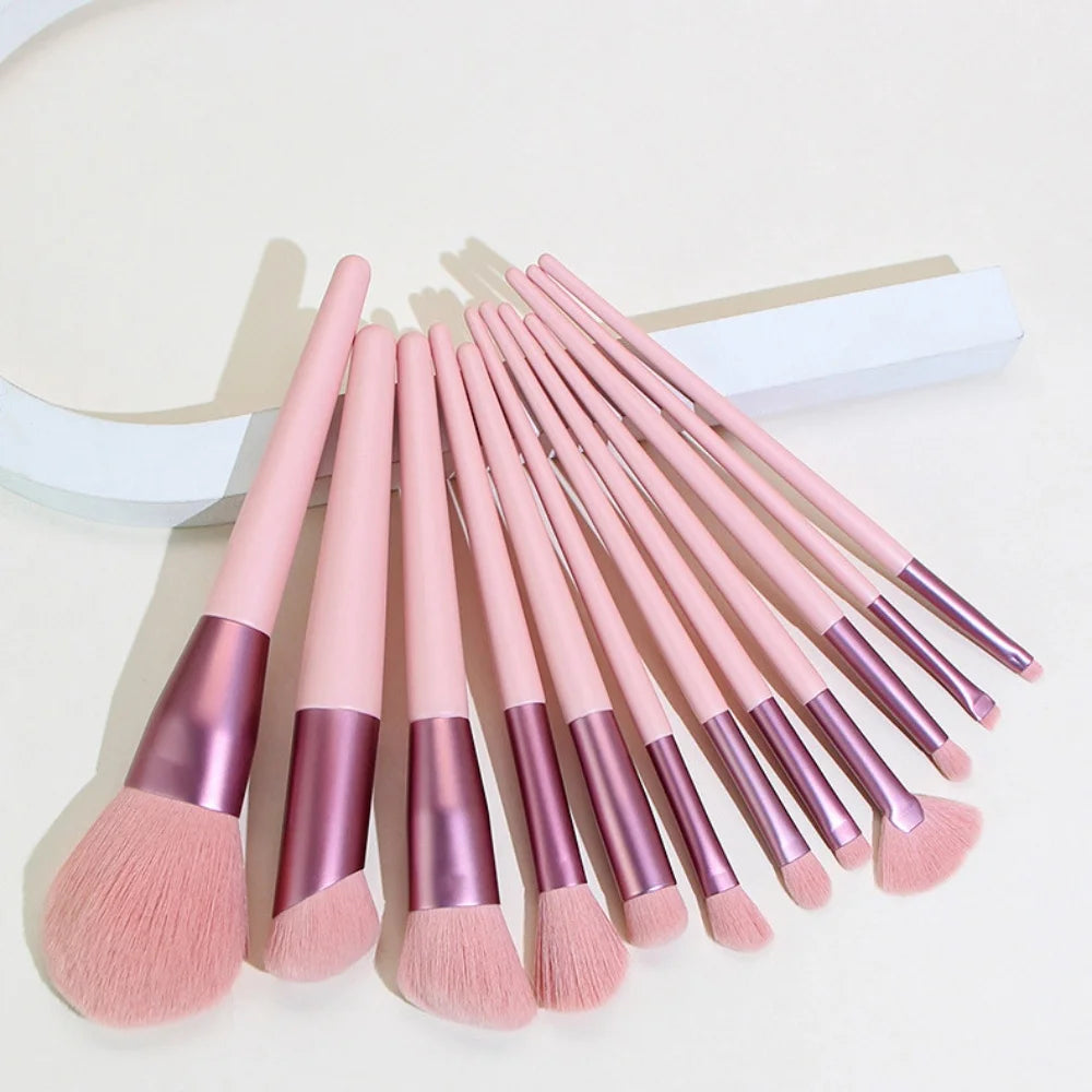 13-Piece Makeup Brush Set with Bag | Foundation, Blush & Eye Makeup Brush Set PRIMED