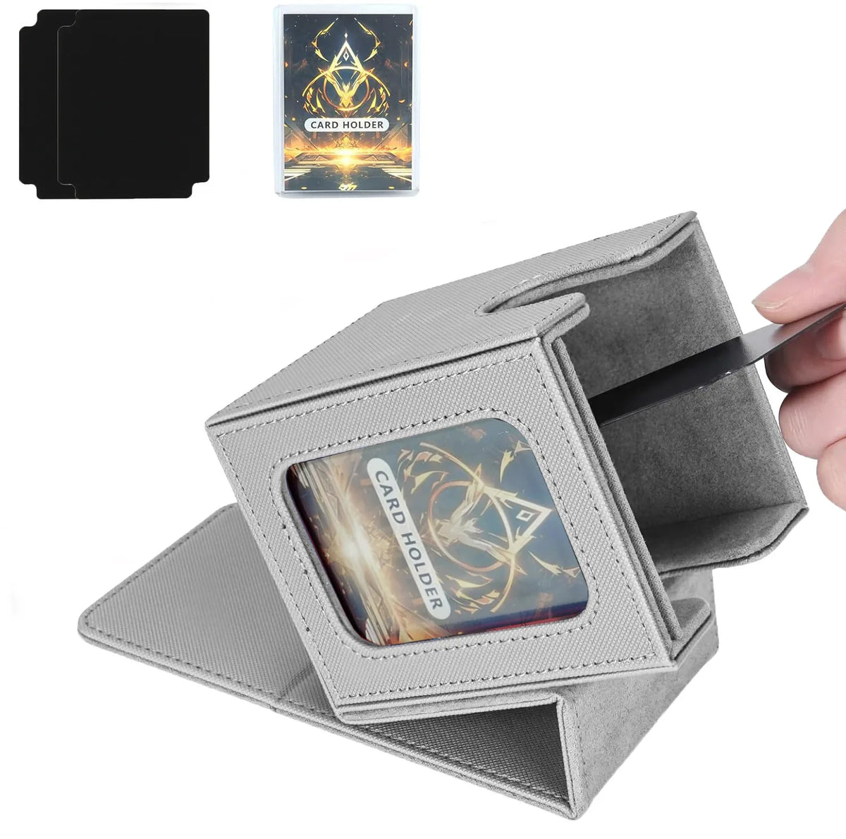 MTG Commander Deck Box – Holds 100+ Double-Sleeved Cards Card Deck Box PRIMED 12