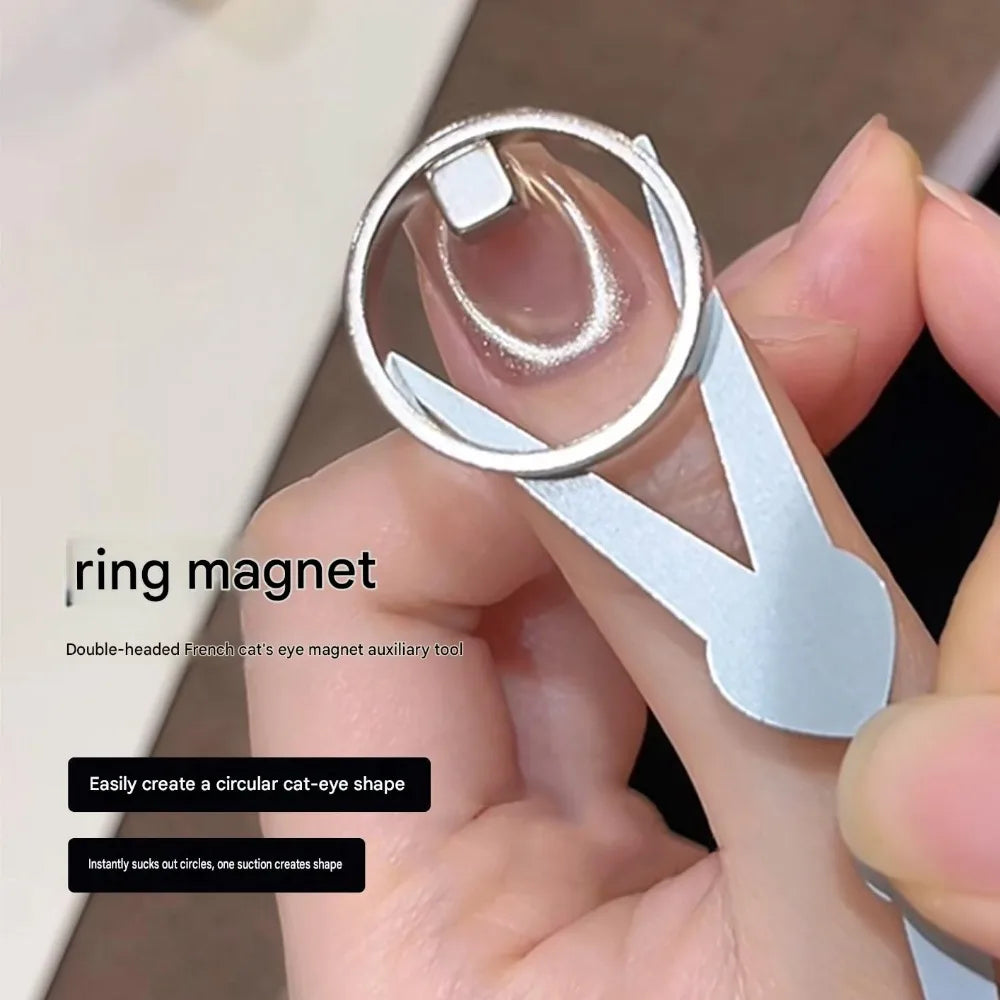 Cat Eye Nail Magnet Ring – Black Hole Galaxy Nail Art Tool Nail Art Magnet PRIMED