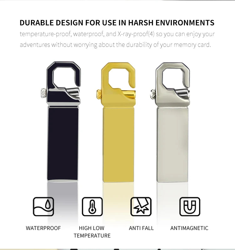 10-Pack Metal USB Flash Drives 32GB–128GB | Waterproof, Custom Logo USB Flash Drive PRIMED