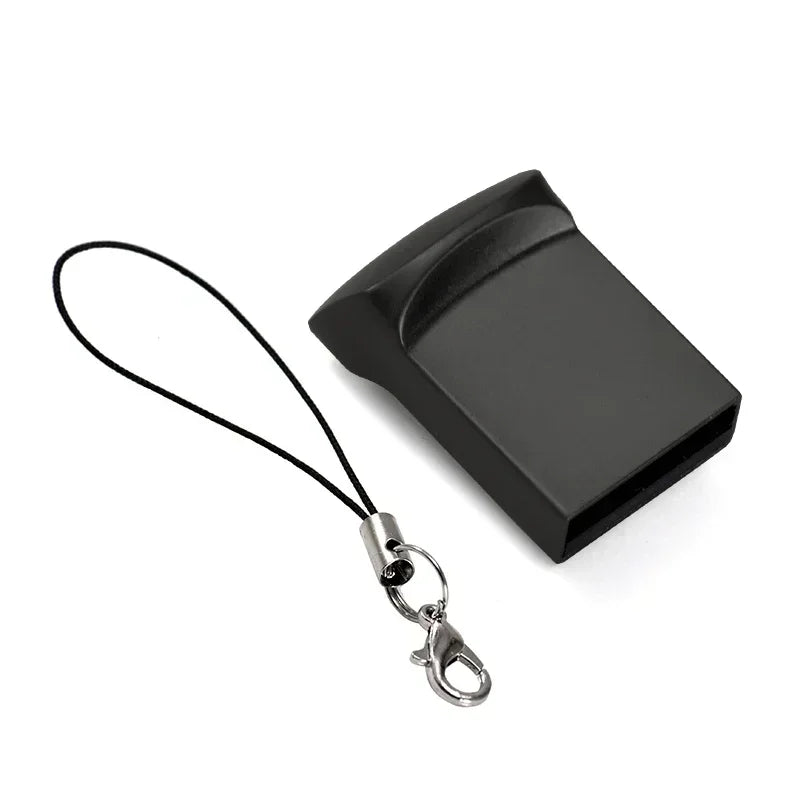 JASTER Mini Metal USB Flash Drive 32GB 64GB | Waterproof USB Flash Drive PRIMED 64GB Black