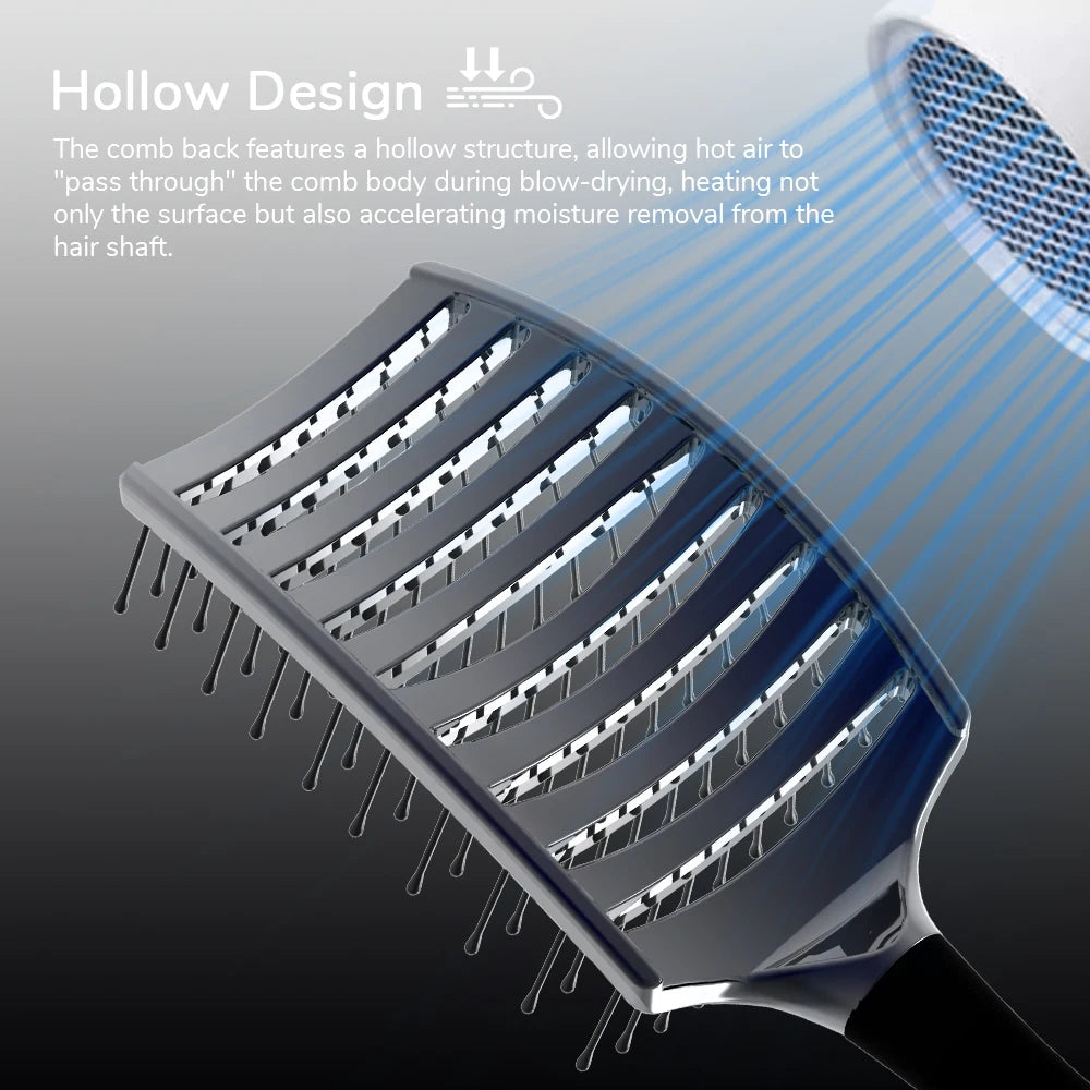 Scalp Massage Detangling Hair Brush – Wet & Curly Hair Detangling Hair Brush PRIMED