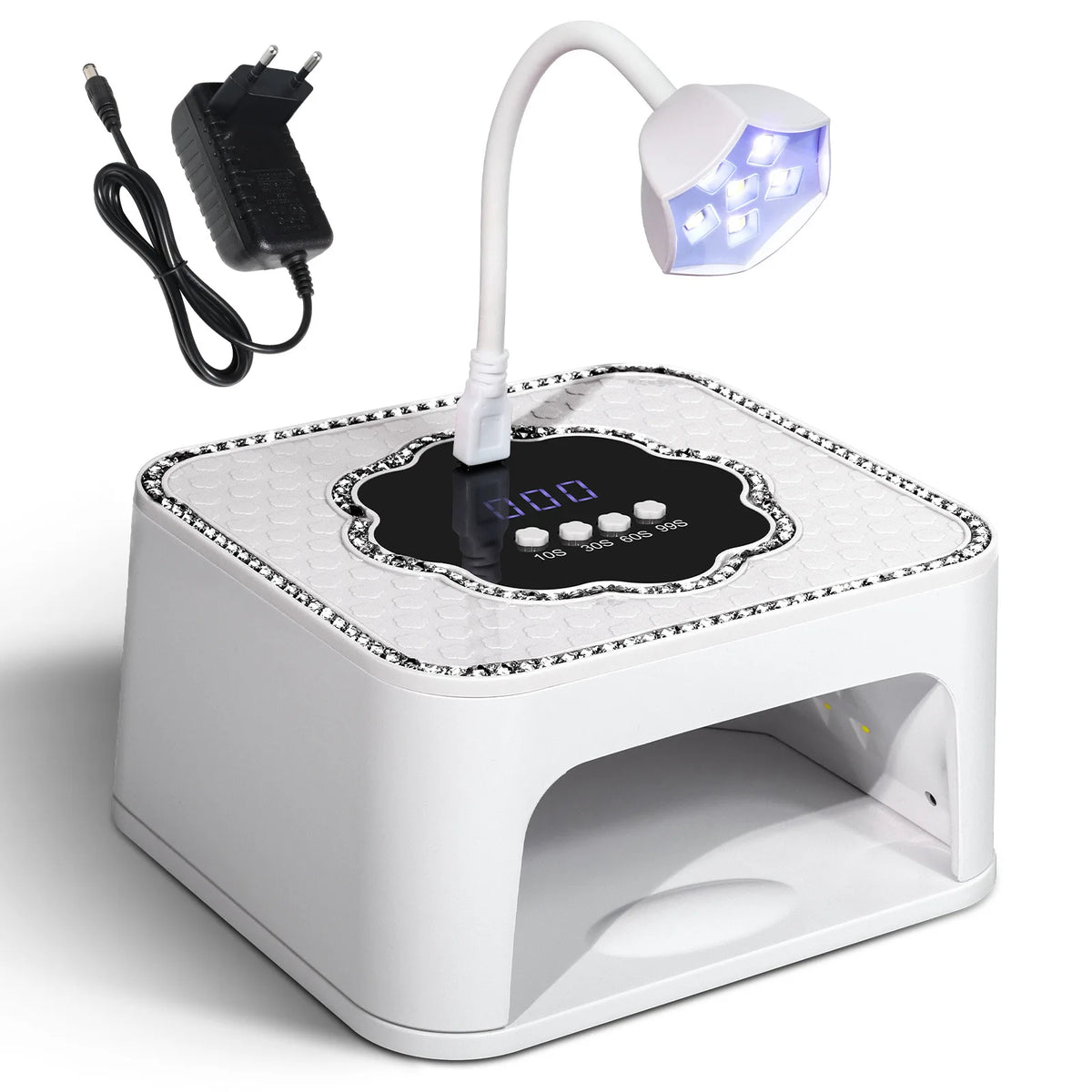 UV LED Nail Lamp 45 Beads – Gel Polish Curing Dryer