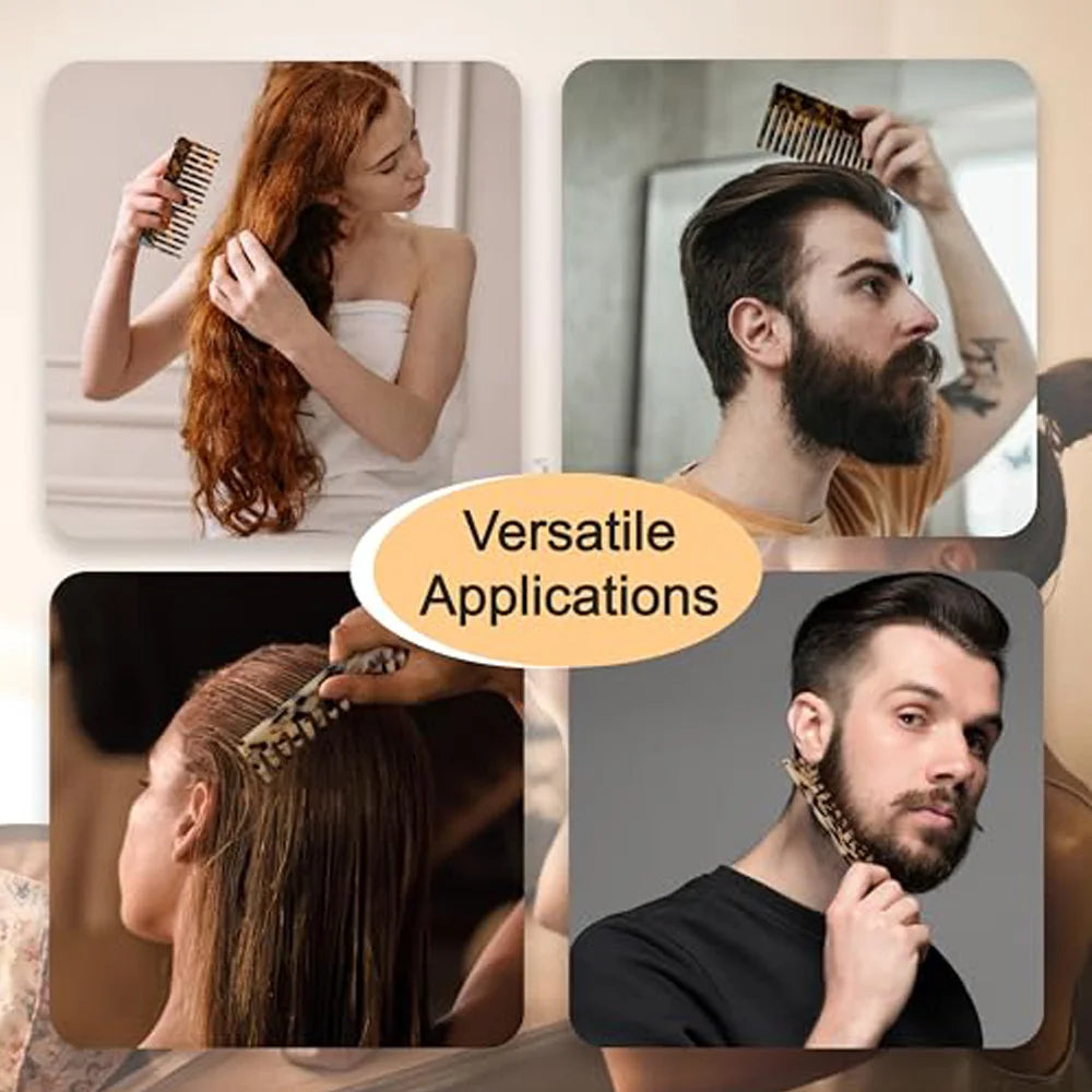 Wide Tooth Comb Set – Detangling & Styling All Hair Types