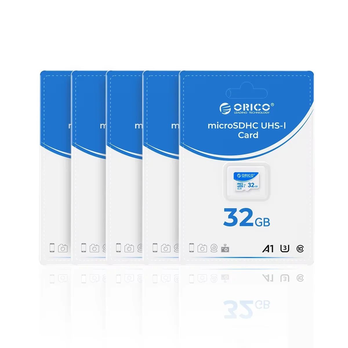 ORICO 128GB microSDXC U3 V30 A1 | 70MB/s 4K UHD Card microSD Memory Card PRIMED 5 PCS 32GB China Mainland