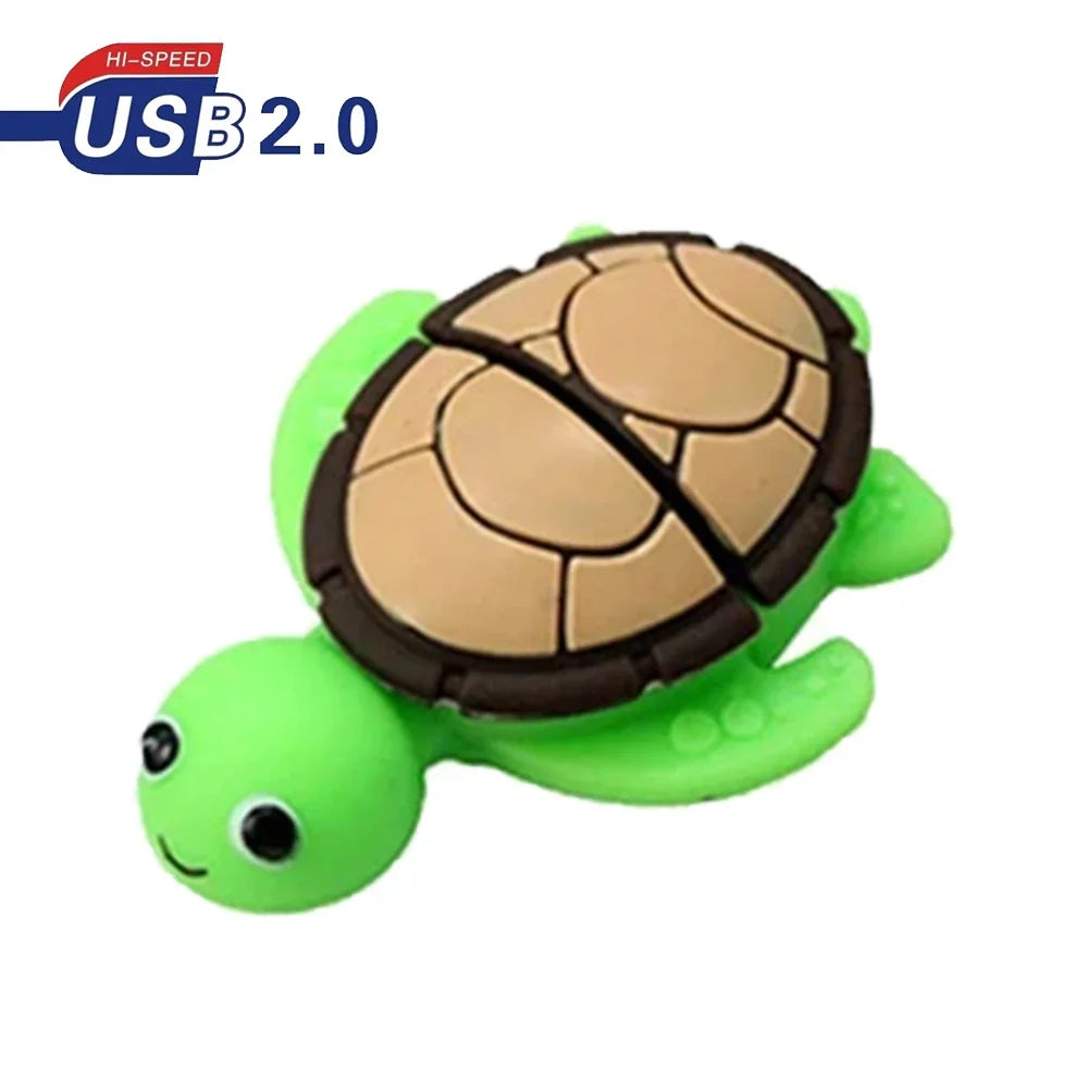 Cute Animal USB Flash Drive Turtle Fish Dolphin 4GB–128GB Novelty USB Flash Drive PRIMED 8 GB Style11