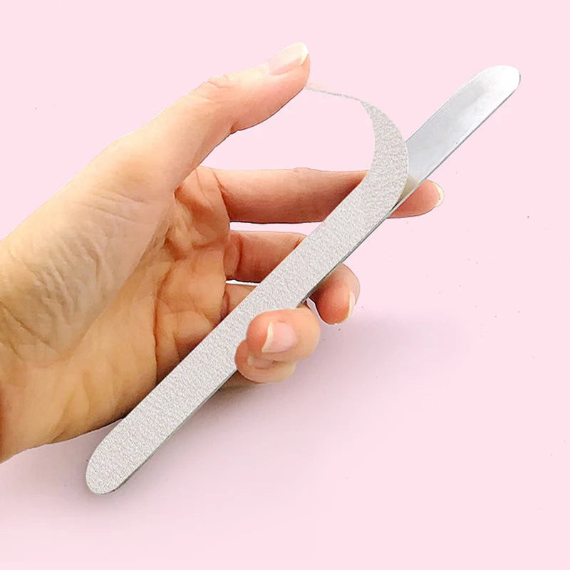 Nail File Set Metal Handle 100/180 Grit – 10 or 20 Pcs Nail File Set PRIMED