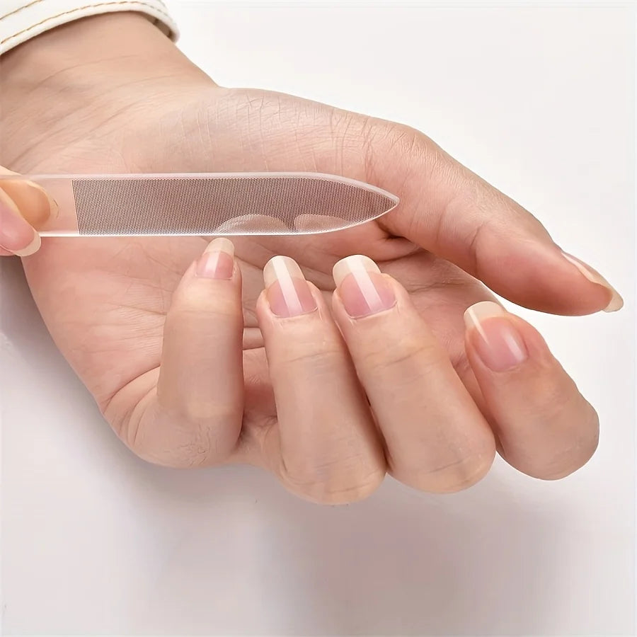 Ouriner 3-Piece Nano Glass Nail File Set | Manicure Buffer