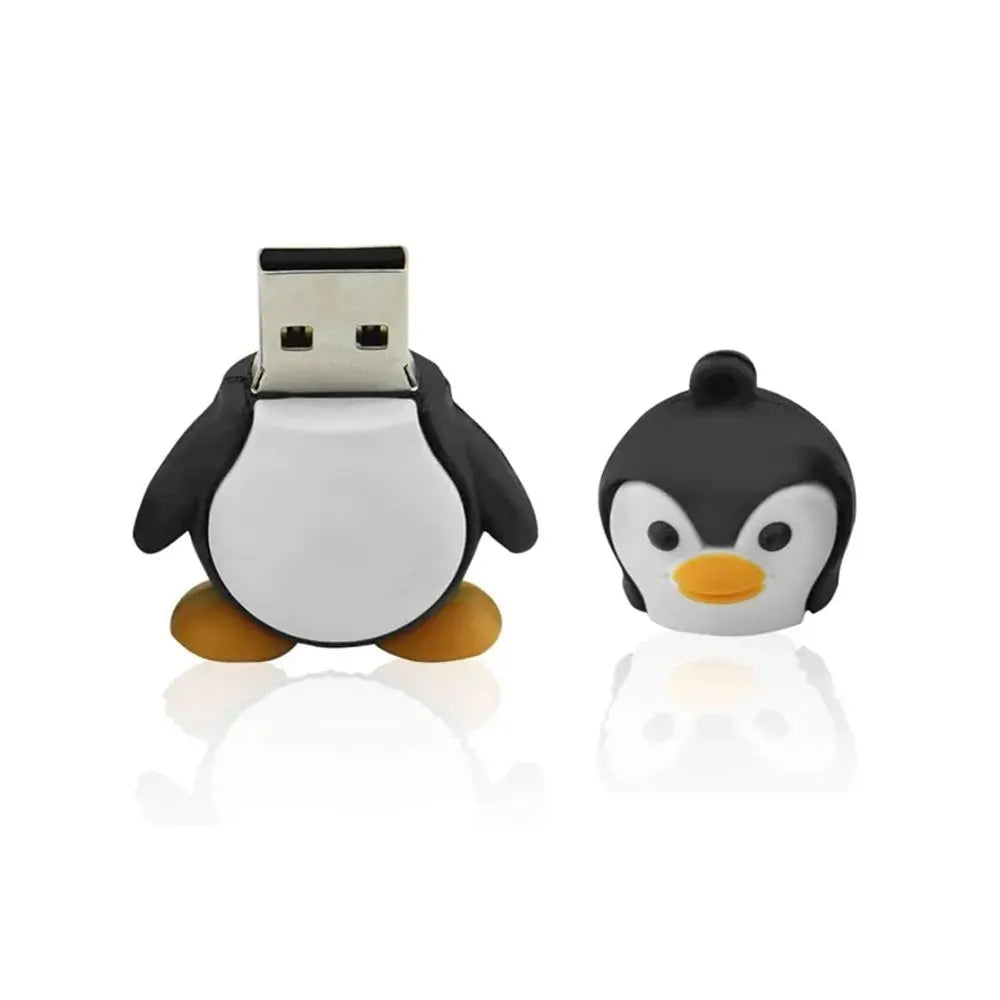 Penguin Cartoon USB Flash Drive 4GB–128GB | Keychain Gift USB Flash Drive PRIMED