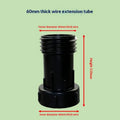 IBC Tank 60mm Coarse Thread Outlet Extension Pipe Adapter Pipe Fitting Adapter PRIMED A1