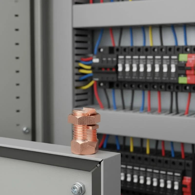 TJ Series Copper Split Bolt Connector 10–70mm² Wire Clamp