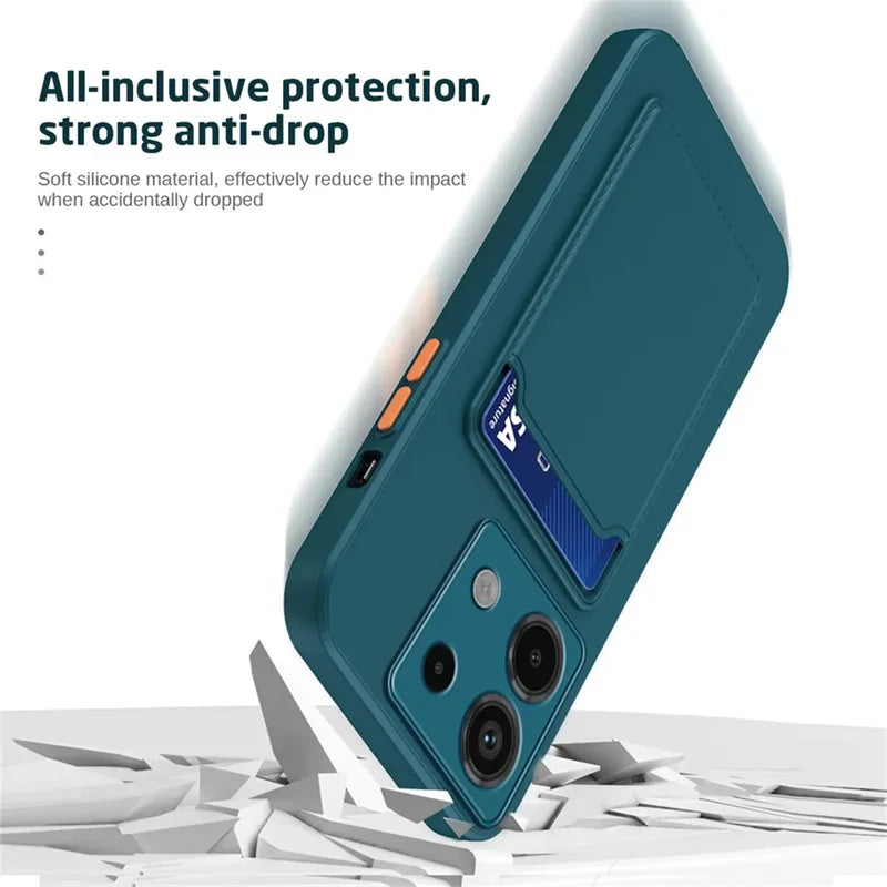 Shockproof Wallet Case Xiaomi Redmi Note 14 15 Pro 5G Phone Wallet Case PRIMED