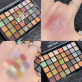 DIKALU 40-Color Eyeshadow Palette – Matte, Shimmer & Glitter Eyeshadow Palette PRIMED 40 colors China Mainland