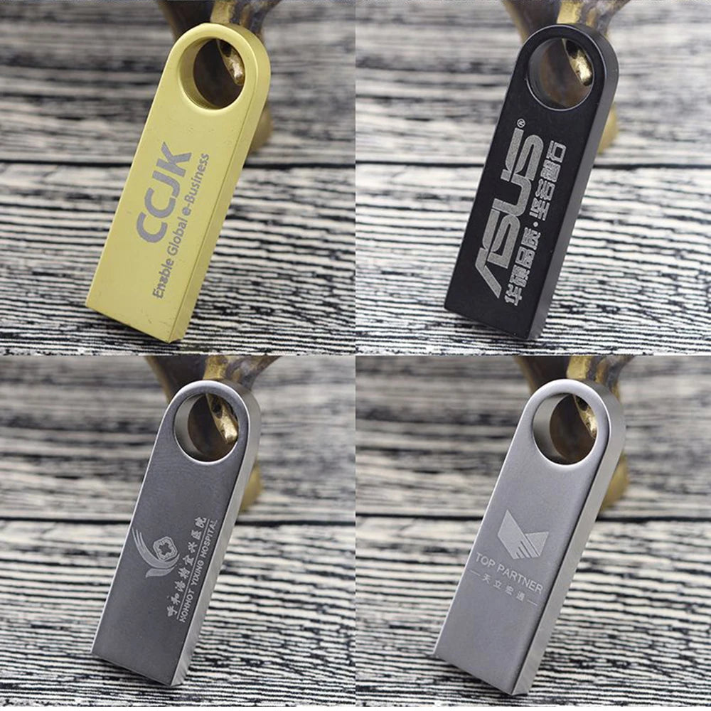 50-Pack Metal USB 2.0 Flash Drives | Free Custom Logo | 128MB–64GB USB Flash Drive PRIMED