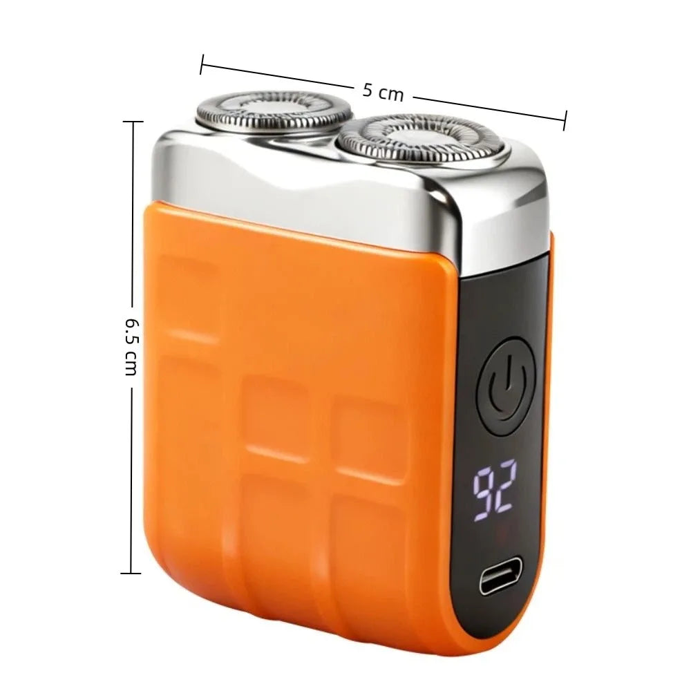 Mini USB Rechargeable Electric Shaver – Wet & Dry Razor for Men