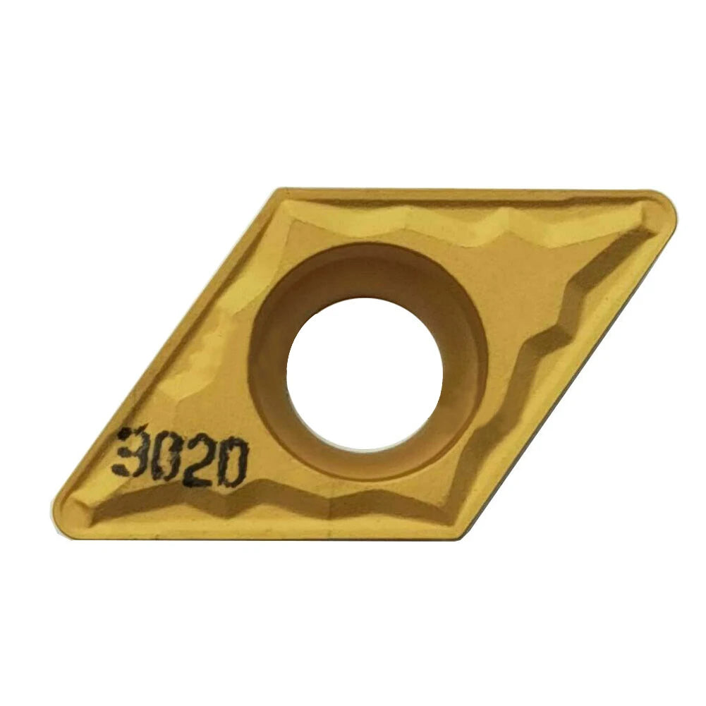 DCMT11T304-HMP Carbide Turning Inserts for Steel – 10 Pcs