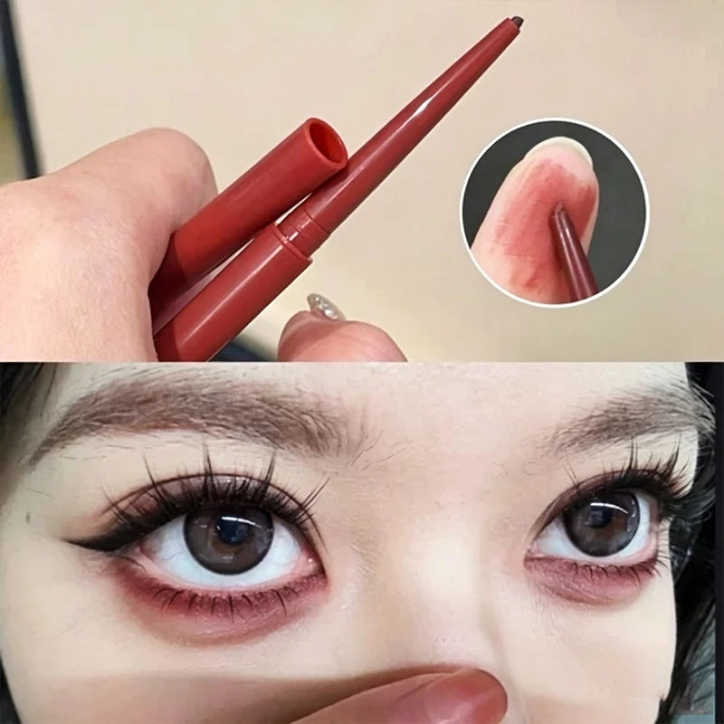 10-Color Waterproof Eyeliner Pencil – High Pigment Matte Gel