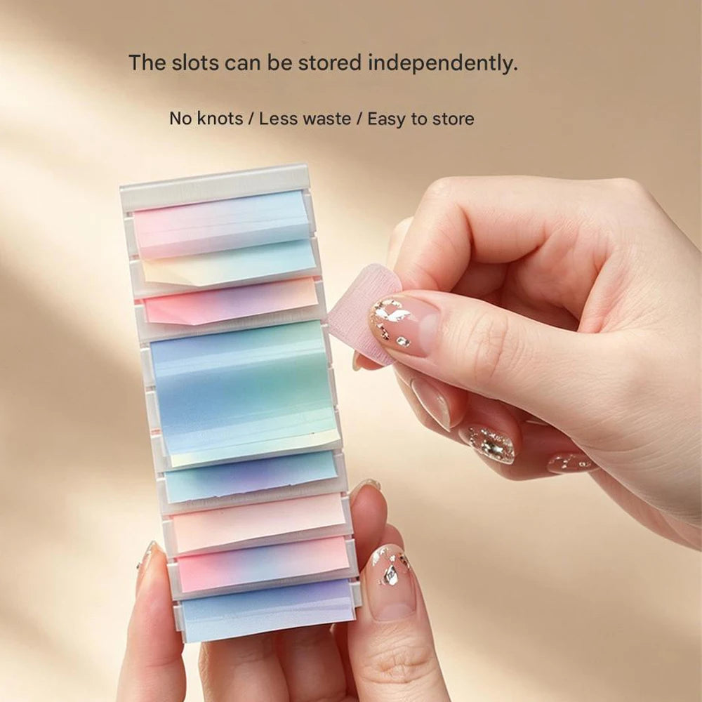 10-Grid Nail Transfer Paper Storage Box | Portable Organizer