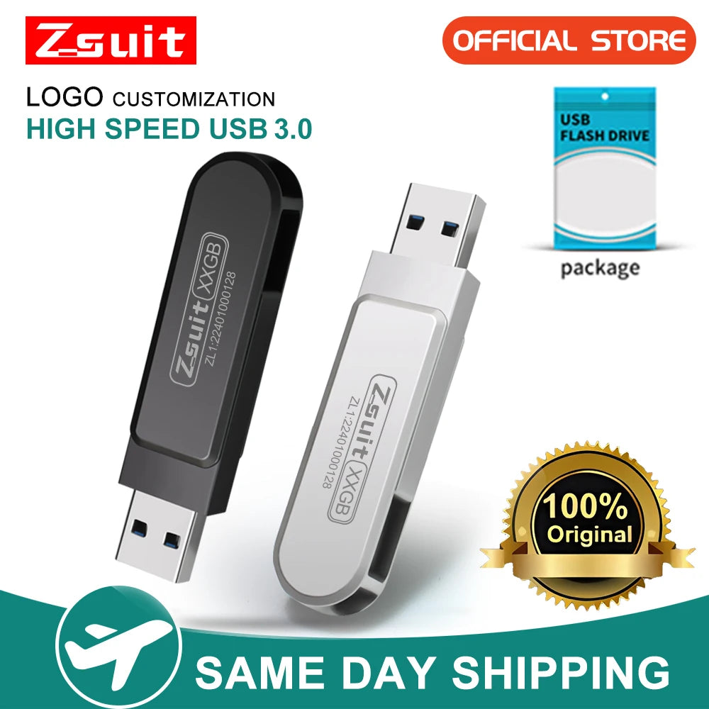 Z-Suit 2-in-1 USB-C & USB 3.0 Flash Drive 64GB 128GB OTG