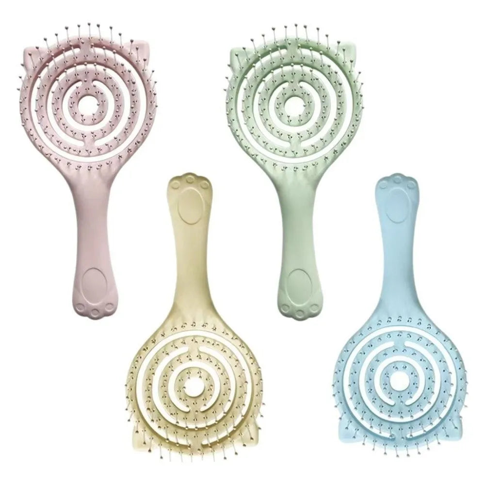 Soft Cushion Comb – Anti-Tangle Portable Hair Styling Comb Hair Styling Comb PRIMED Pink